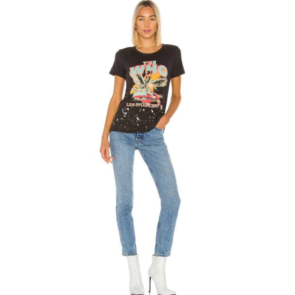 CHASER The Who Live in Concert T-Shirt Crewneck Graphic Print Short Sleeve Top - Picture 16 of 16